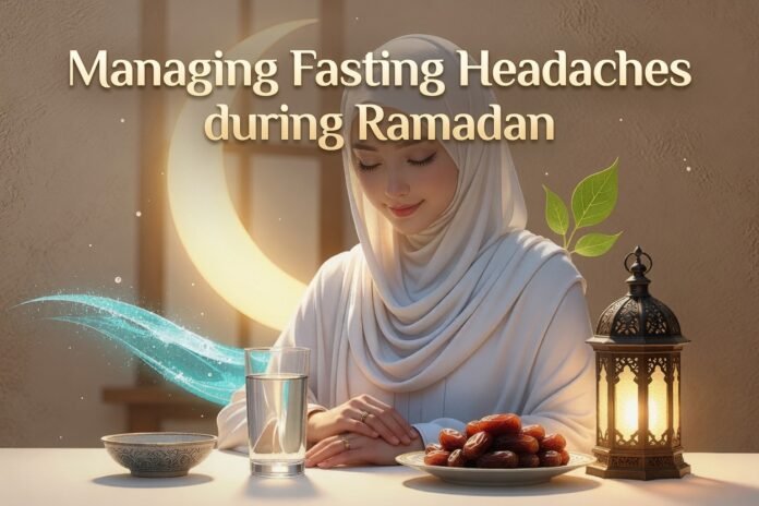 managing fasting headaches during Ramadan