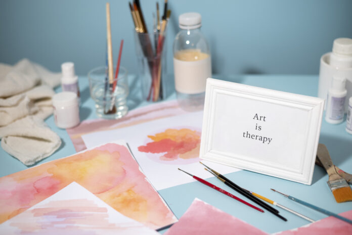 Art therapy session for trauma recovery